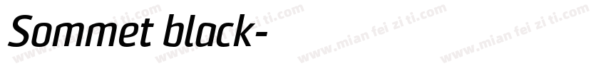 Sommet black字体转换